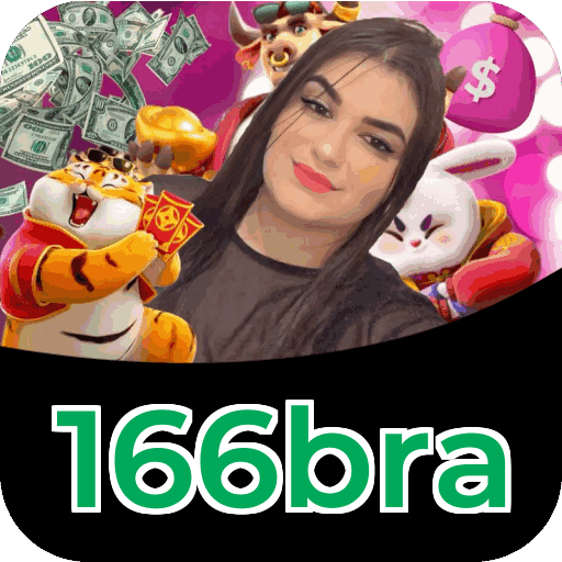 Interface do aplicativo 166bra mostrando jogos disponíveis no iOS e Android
